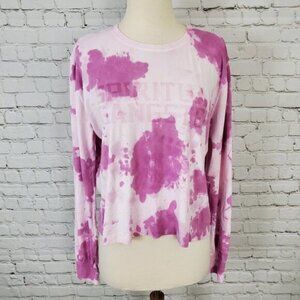 SPIRITUAL GANGSTER Supernova Long Sleeve Shirt top Tie Dye XS S NWT